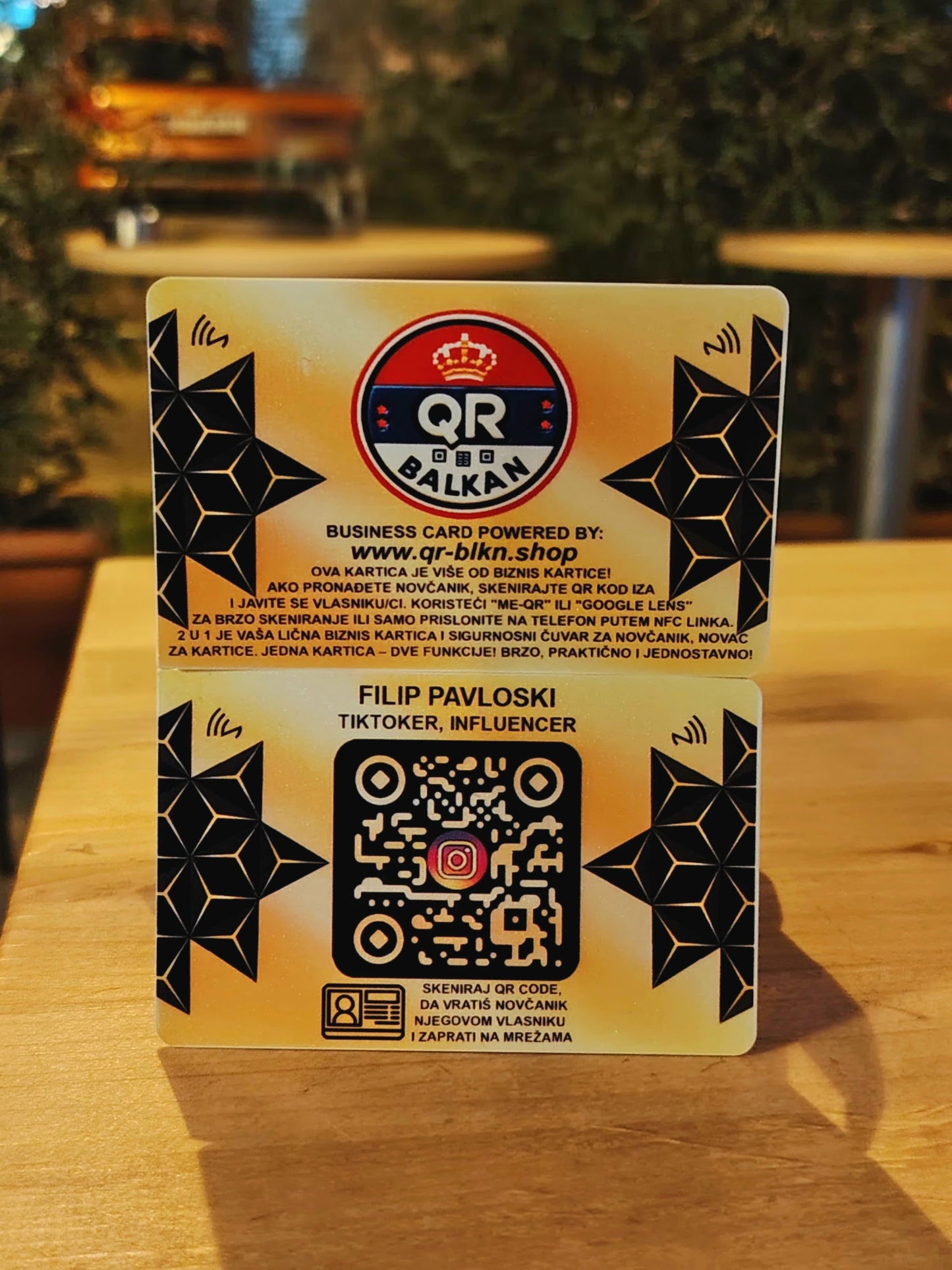 2 U 1 QR CODE KARTICA ZLATA VREDNA