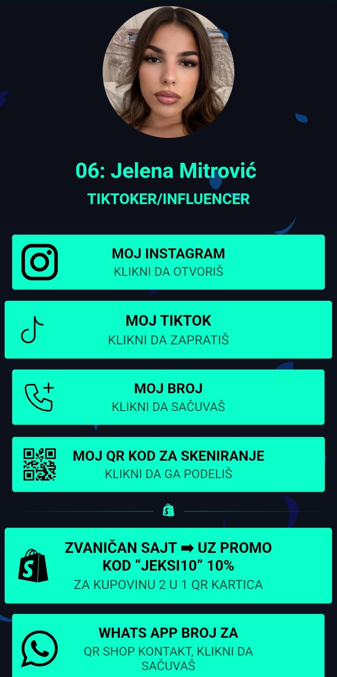 2 U 1 QR CODE KARTICA ZLATA VREDNA