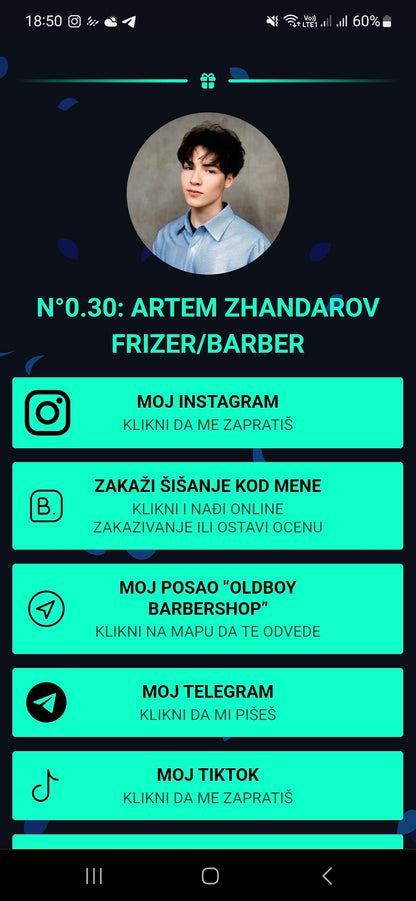 2 U 1 ZLATNA QR KARTICA - ČUVAR NOVČANIKA I VIZIT KARTICA